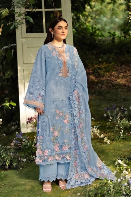 7211 S To V By Saniya Cotton Chikankari Pakistani Salwar Suits 